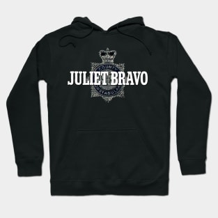 Juliet Bravo TV Show Logo with Badge Hoodie